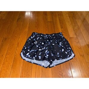 Athletic Works Black and White Speckled Athletic Shorts